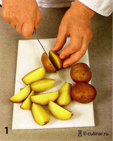 Картофельный салат с икрой - фото шага 1