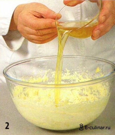 Медовый кекс с миндалем - фото шага 2