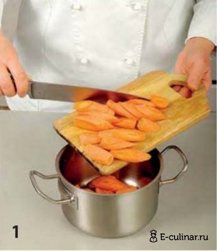 Пудинг из моркови с изюмом - фото шага 1