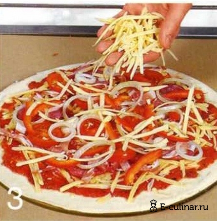 Мясная пицца - фото шага 3