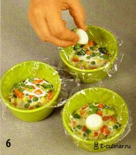 Овощи в желе из йогурта - фото шага 6