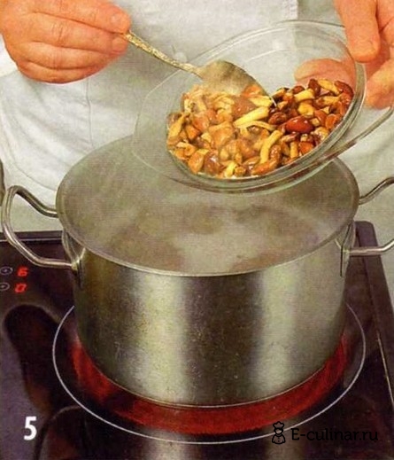 Постный суп (с грибами и гречкой) - фото шага 5