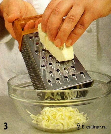 Салат из редиса с плавленым сыром - фото шага 3
