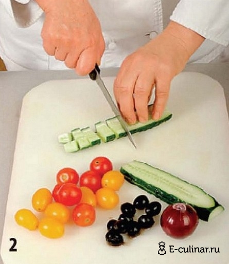 Салат с кускусом и фетой - фото шага 2