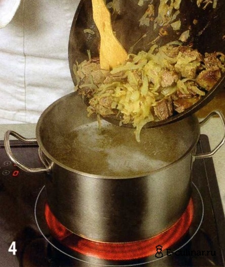 Суп из баранины с брюссельской капустой - фото шага 4