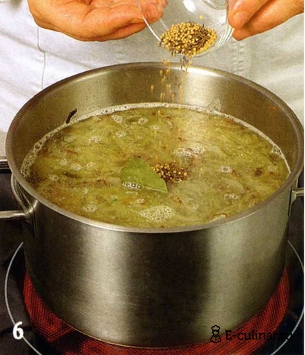 Суп из баранины с брюссельской капустой - фото шага 6