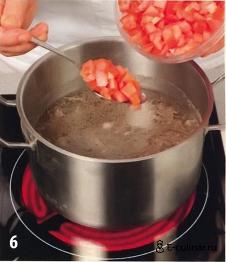 Суп из фасоли со свежими помидорами - фото шага 6