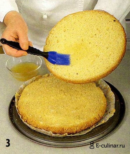 Торт с зефирным кремом - фото шага 3