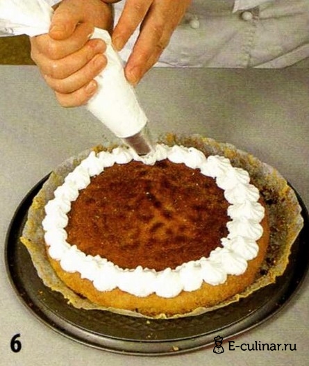 Торт с зефирным кремом - фото шага 6