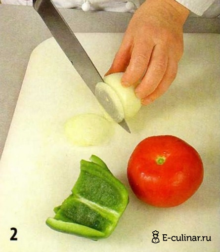 Закуска из сельди и помидоров - фото шага 2