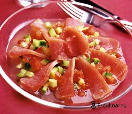 Готовое блюдо Салат с тунцом