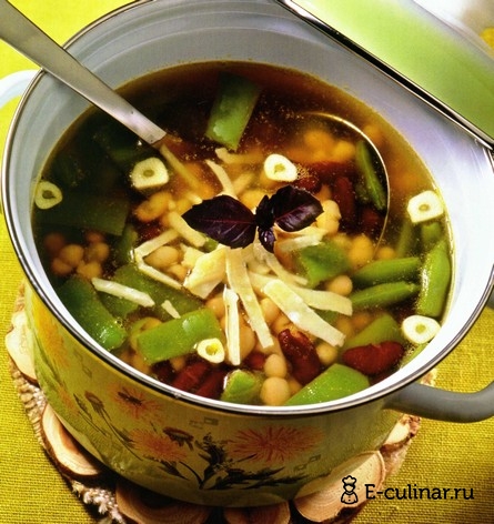 Готовое блюдо Суп из трех видов фасоли