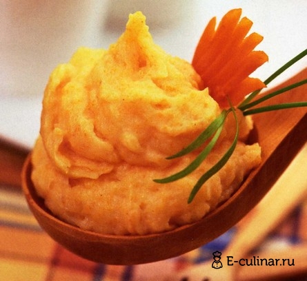 Готовое блюдо Картофельное пюре с морковью
