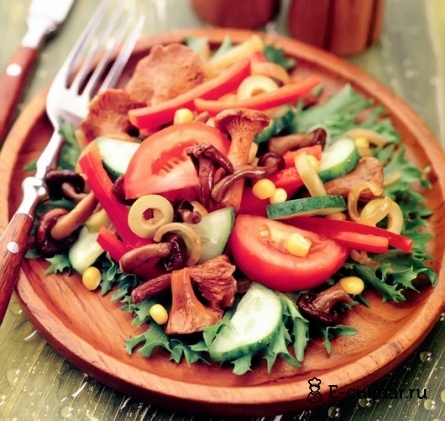 Готовое блюдо Салат грибной с овощами