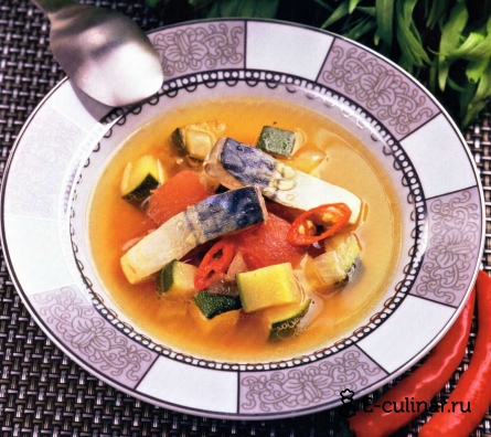 Готовое блюдо Суп из макрели
