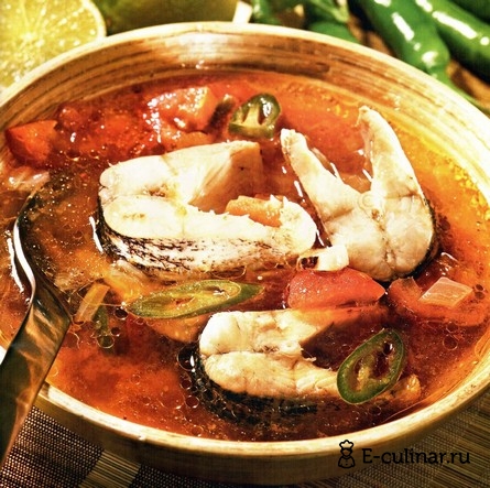 Готовое блюдо Мексиканский рыбный суп