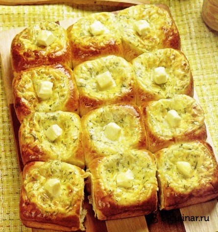 Готовое блюдо Пирог из ватрушек с сыром