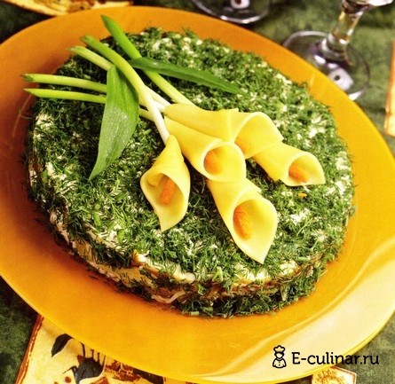 Готовое блюдо Салат «Каллы»