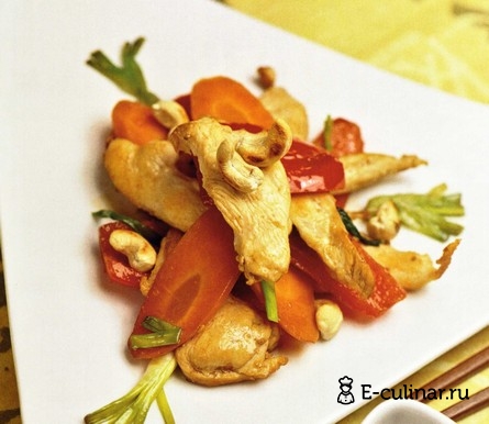 Готовое блюдо Куриная грудка с овощами Готовое блюдо Куриная грудка с овощами