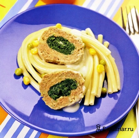 Готовое блюдо Мясные тефтельки со шпинатом Готовое блюдо Мясные тефтельки со шпинатом
