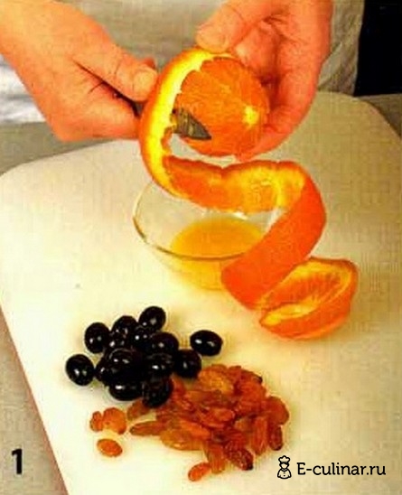 Апельсиновый салат - фото шага 1
