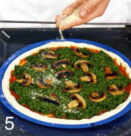 Флорентийская пицца - фото шага 5