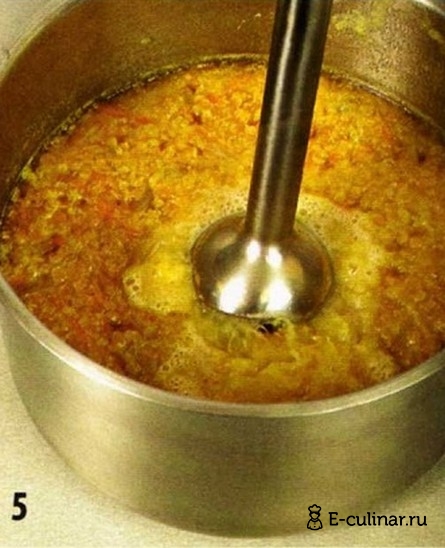 Крем-суп из чечевицы - фото шага 5