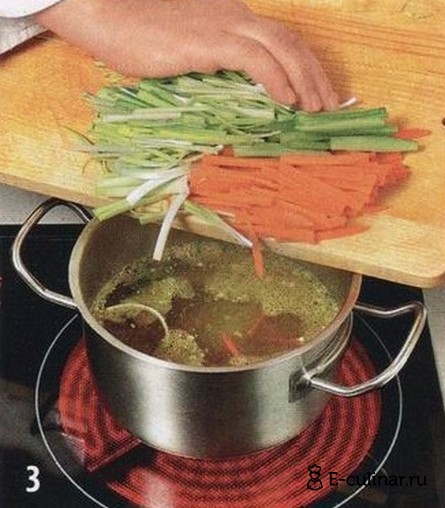 Лёгкий овощной суп с фасолью - фото шага 3