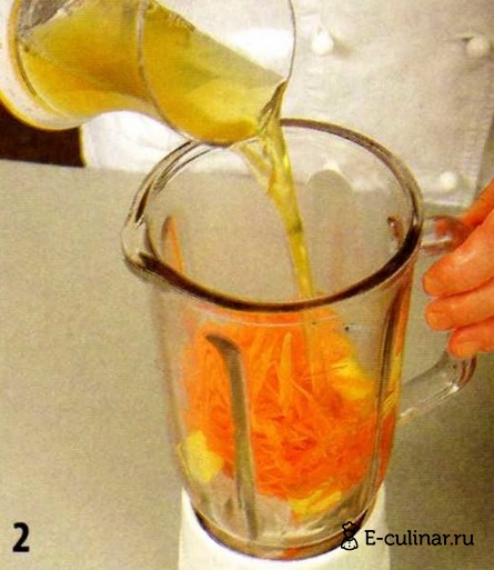 Морковно-ананасовый коктейль - фото шага 2