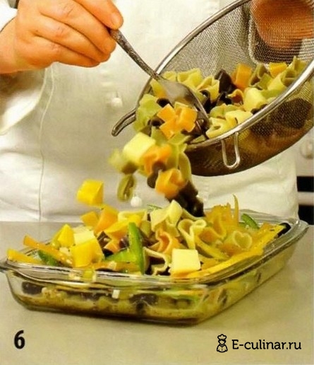 Овощной салат с макаронами - фото шага 6