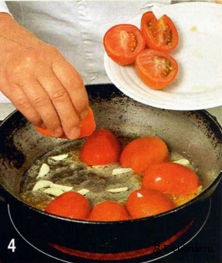 Пирог «Татэн» с помидорами и луком - фото шага 4