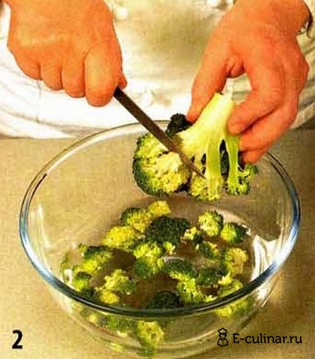 Рыбный салат с брокколи - фото шага 2