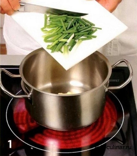 Суп- пюре из зеленого горошка с мятой - фото шага 1