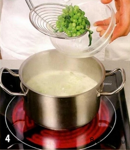 Суп- пюре из зеленого горошка с мятой - фото шага 4