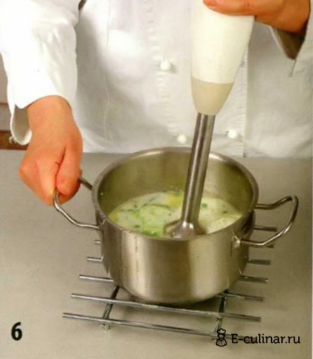 Суп- пюре из зеленого горошка с мятой - фото шага 6