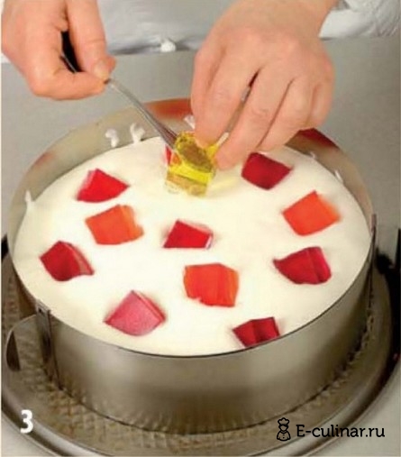 Торт с фруктовым желе - фото шага 3