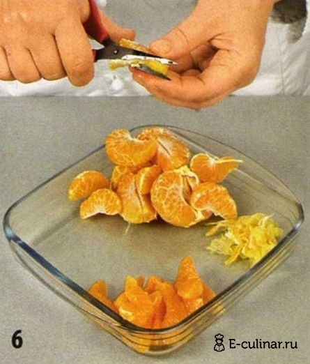 Торт с мандаринами - фото шага 6
