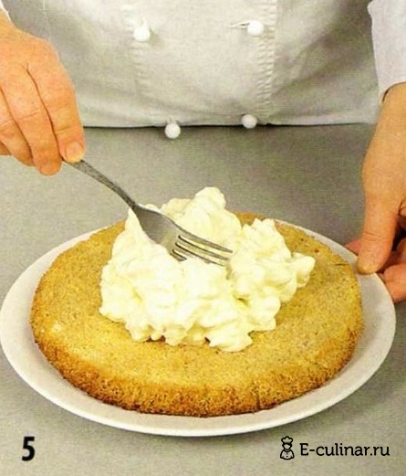 Торт с зефирным кремом - фото шага 5
