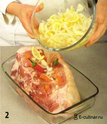 Запеченный свиной окорок - фото шага 2