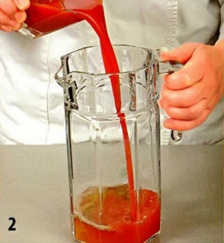 Арбузно- томатный коктейль - фото шага 2